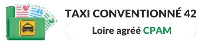 taxi conventionne 42 loire logo