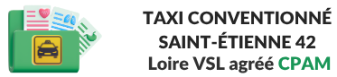 logo taxi conventionne 42 loire vsl agree cpam